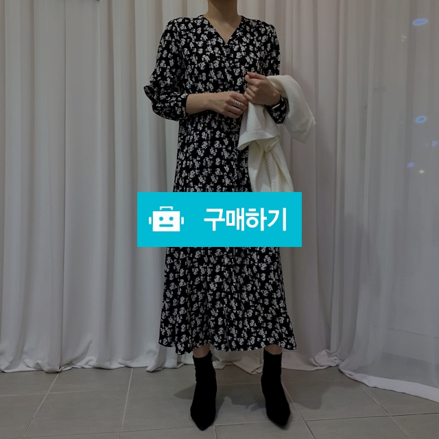 잔꽃 플라워 쉬폰 롱원피스 / 프렌제이 / 디비디비 / 구매하기 / 특가할인