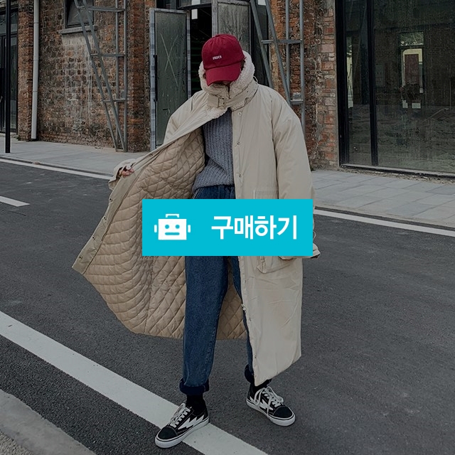 버클 양털 덤블 카라 오버핏 누빔 야상 롱패딩 점퍼 / 티엘유님의 스토어 / 디비디비 / 구매하기 / 특가할인