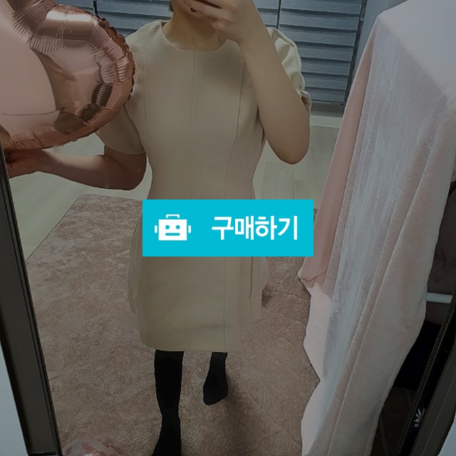 라운드넥 반팔 라인 미니 윈피스 / 도브엘 / 디비디비 / 구매하기 / 특가할인