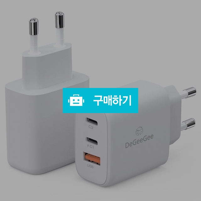 디지지 65W gan USB PD C타입 고속 멀티 어댑터 충전기 / 디지지 / 디비디비 / 구매하기 / 특가할인