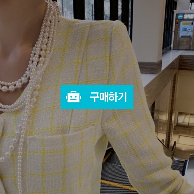 브이넥 트위드 봄 원피스 / 몽아미 / 디비디비 / 구매하기 / 특가할인