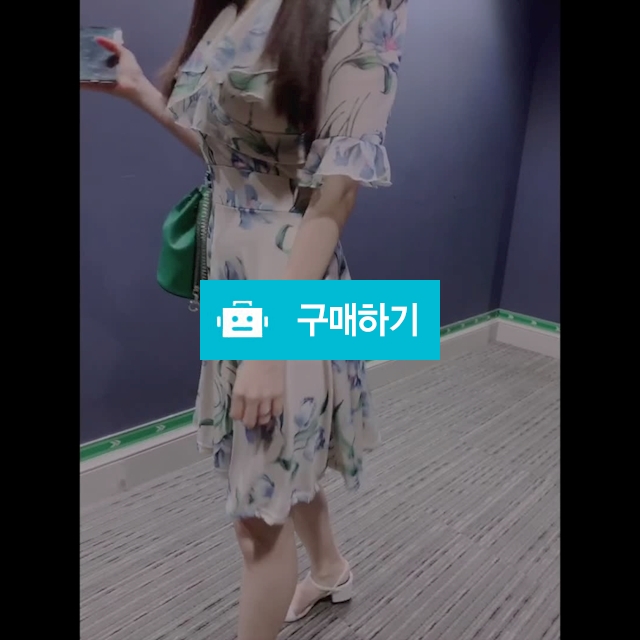 플라워 프릴 쉬폰 미디원피스  / De Soir 드수아 / 디비디비 / 구매하기 / 특가할인