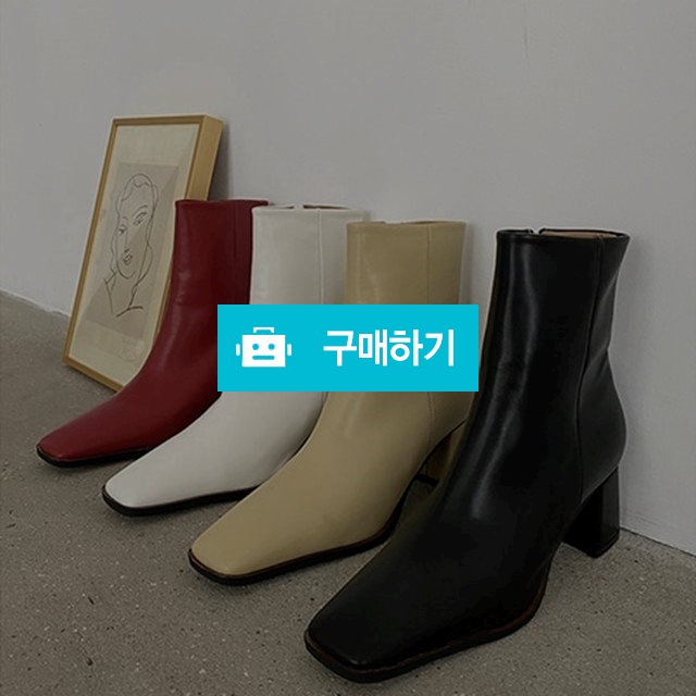 아모 스퀘어굽 앵클 부츠 4color / 아모 / 디비디비 / 구매하기 / 특가할인