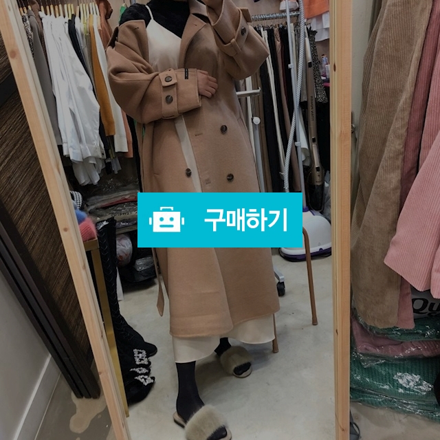 울 트렌치 핸드메이드 롱코트 / 윤벨르님의 스토어 / 디비디비 / 구매하기 / 특가할인