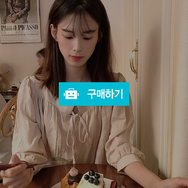 스퀘어넥 스트링 리본 퍼프블라우스 / 에클 / 디비디비 / 구매하기 / 특가할인