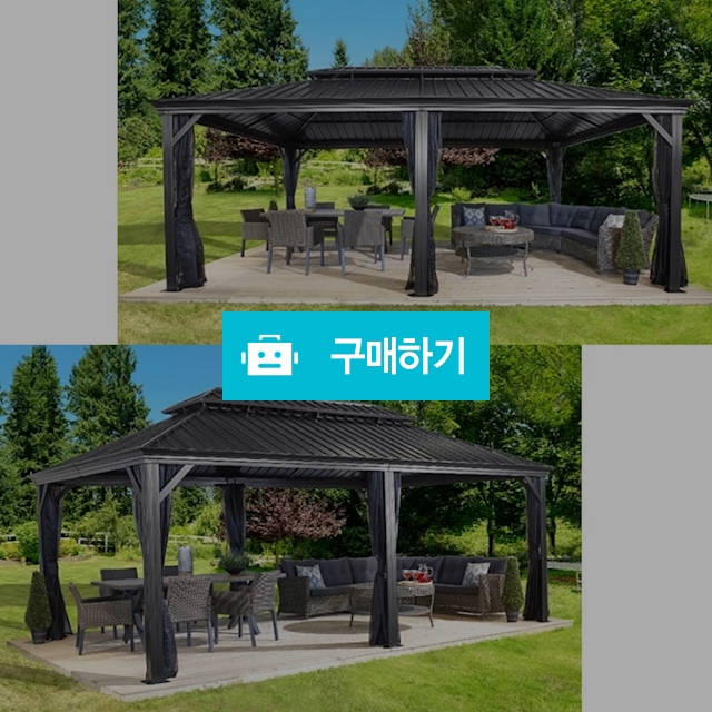 쉘터로직 가제보 파고라 6x3.6 조립식야외원두막 전원주택마당 옥상 정자 테라스 바베큐장 / 다모아아토즈님의 스토어 / 디비디비 / 구매하기 / 특가할인