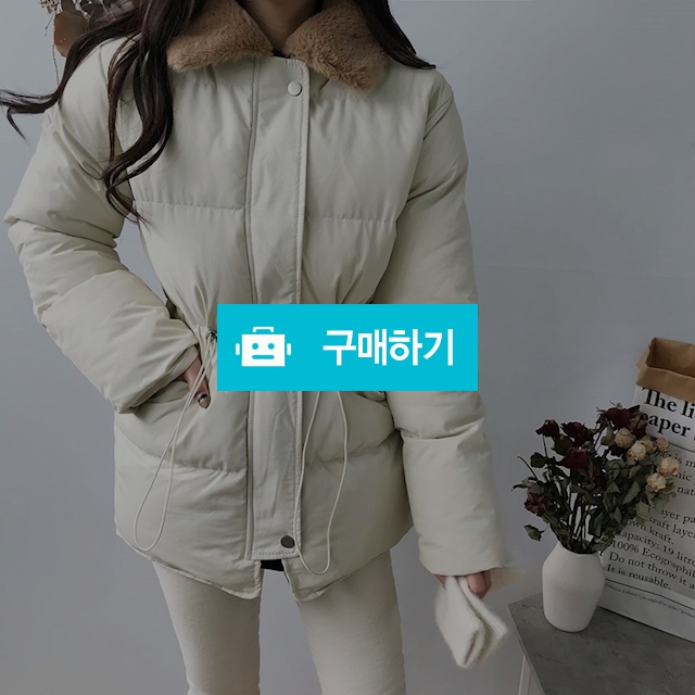 페이크 양털 배색 웰론패딩 점퍼 / choislabel님의 스토어 / 디비디비 / 구매하기 / 특가할인