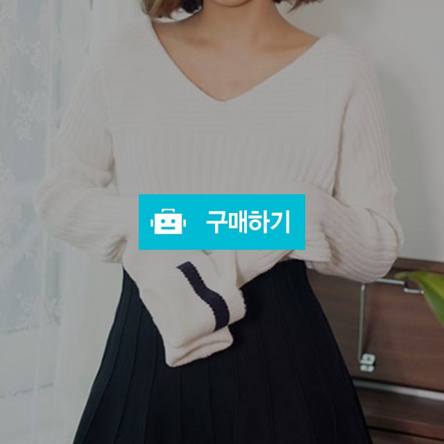 V넥니트_골지양주 / 씨엘컴퍼니 스토어 / 디비디비 / 구매하기 / 특가할인