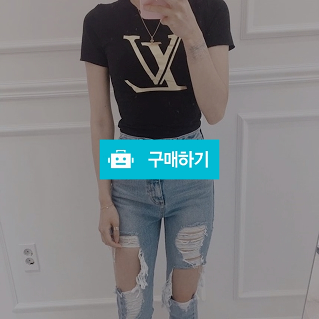 프린팅 반팔 슬림 라운드 티셔츠 / 어도러블님의 스토어 / 디비디비 / 구매하기 / 특가할인
