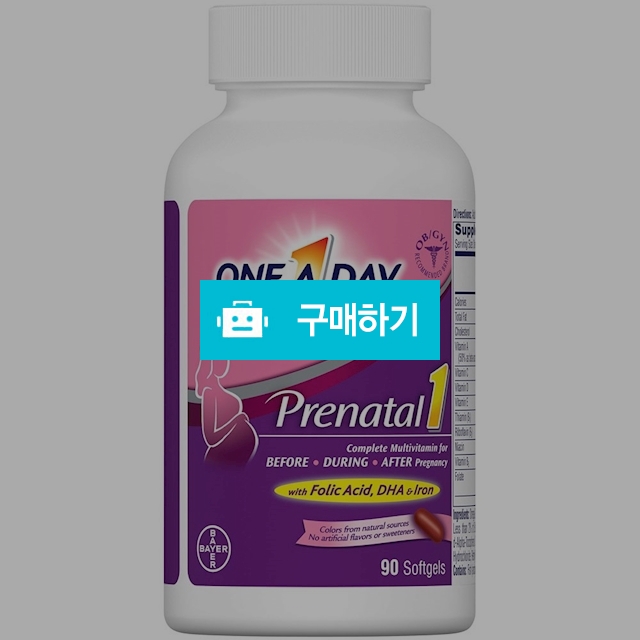 one1day 프리나탈 임산부 멀티비타민 엽산 DHA 비타민 - One A Day / 캘리오피스 / 디비디비 / 구매하기 / 특가할인