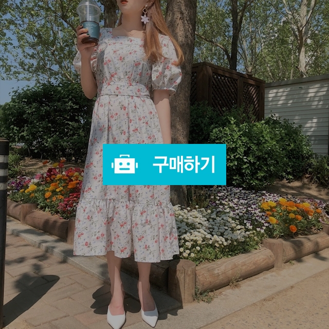 플라워퍼프롱원피스 / 서울도로시님의 스토어 / 디비디비 / 구매하기 / 특가할인