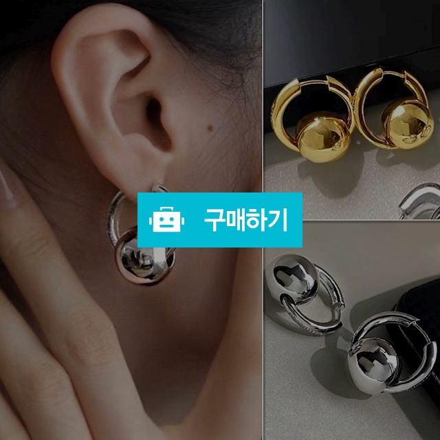 투웨이 원터치 링귀걸이 귀찌 은 실버 드롭귀걸이 / 슈에뜨지니 / 디비디비 / 구매하기 / 특가할인