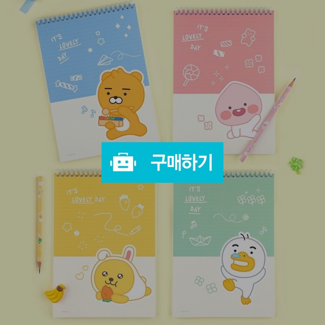 리틀카카오프렌즈 B5 러블리 상철 스프링 노트 / 설래임 / 디비디비 / 구매하기 / 특가할인