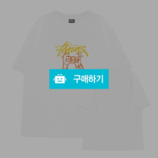 [핏트랜스] 비트 멜로디 음악적 표현 뮤지션 프린팅 오버핏 반팔티셔츠 / 핏트랜스 / 디비디비 / 구매하기 / 특가할인