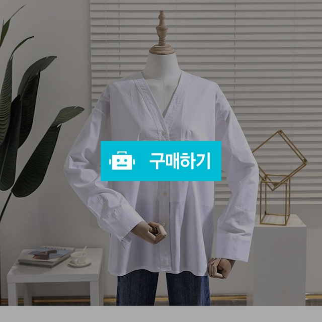 ♥셔츠블라우스 고급스러운화이트/스카이 / 블링스토어 / 디비디비 / 구매하기 / 특가할인