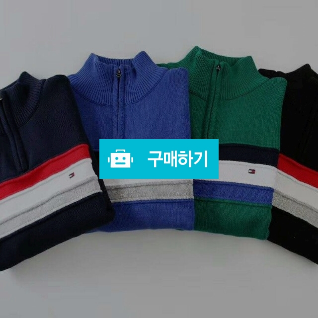 TOMMY HlLFlGER 자수 단가라반집업스웨터 (45) / 스타일멀티샵 / 디비디비 / 구매하기 / 특가할인