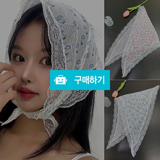 하리나 레이스 두건 헤드밴드 반다나헤어밴드 헤어악세사리 / 슈에뜨지니 / 디비디비 / 구매하기 / 특가할인