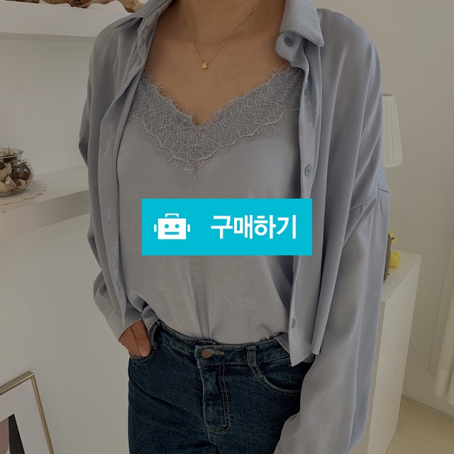 슬리브리스 레이스나시 셔츠블라우스 세트 코디세트 투피스 / 행온님의 스토어 / 디비디비 / 구매하기 / 특가할인
