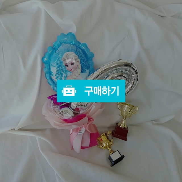 캐릭터 풍선 - 엘사(안나) 졸업식 발표회 재롱잔치 꽃다발 / 선물하루님의 스토어 / 디비디비 / 구매하기 / 특가할인