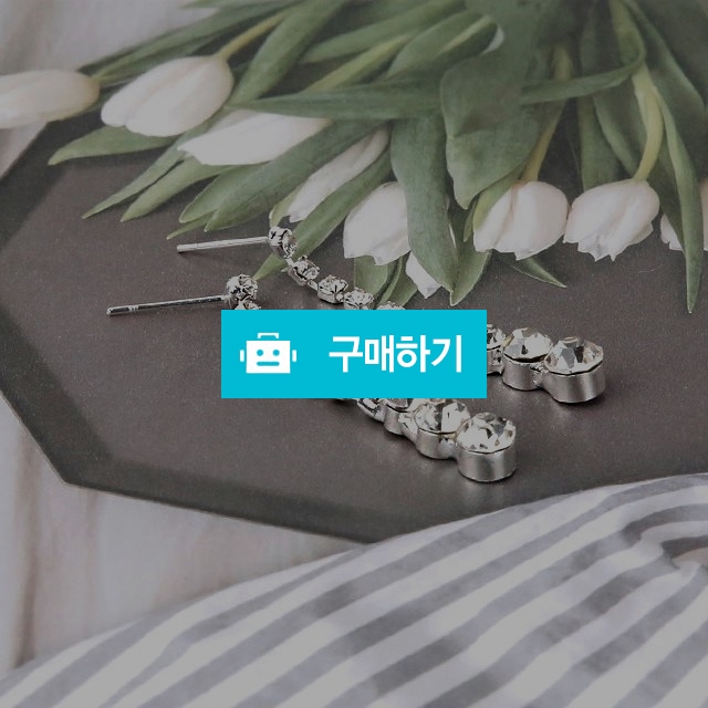 [HO]큐빅 줄줄이 귀걸이목걸이SET / elrismall님의 스토어 / 디비디비 / 구매하기 / 특가할인
