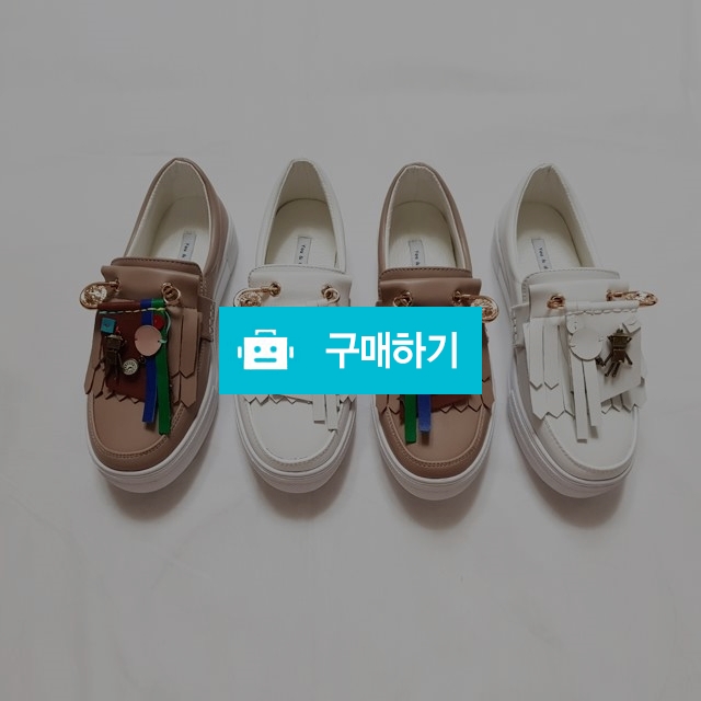 키높이 통굽 테슬 장식 슬립온 / 폭신 / 디비디비 / 구매하기 / 특가할인