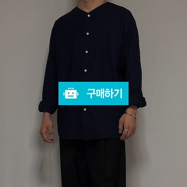 남자 린넨 노카라셔츠 / 핏맨님의 스토어 / 디비디비 / 구매하기 / 특가할인