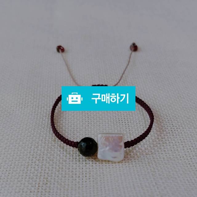 담수진주 오닉스 매듭 팔찌 / 꽁시랑매듭이야기의스토어 / 디비디비 / 구매하기 / 특가할인