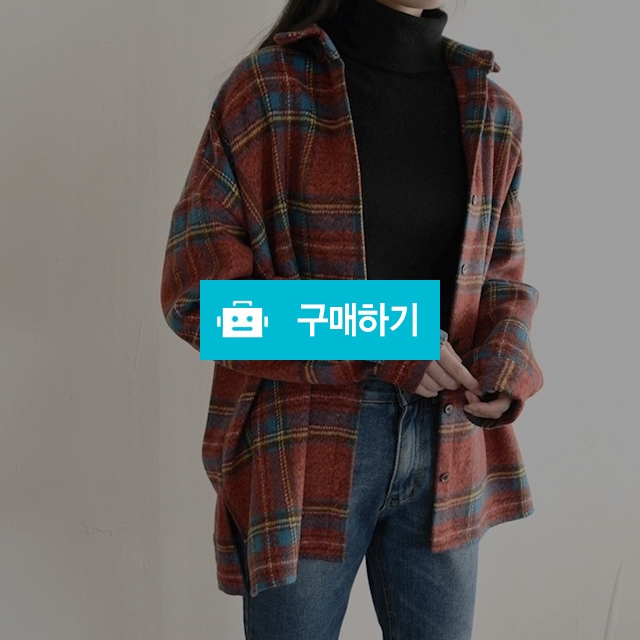 루즈핏 브릿지 체크 남방 겨울 셔츠 / 쏘울미의 톡톡 스타일 / 디비디비 / 구매하기 / 특가할인