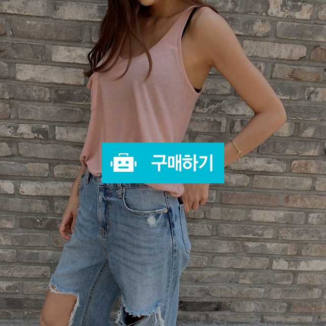 여름 포켓 루즈핏 나시티 / 파이브룸 / 디비디비 / 구매하기 / 특가할인
