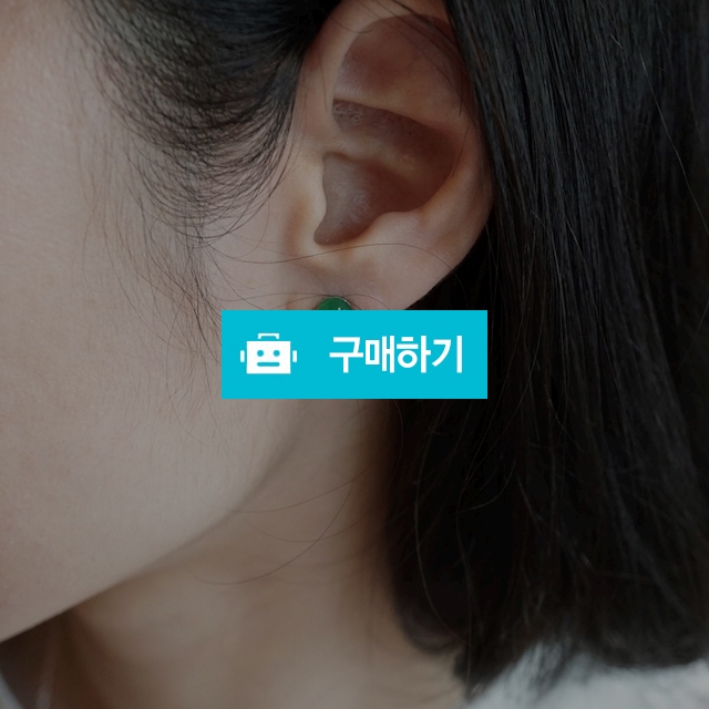 그린오닉스 천연원석 귀걸이 / 손수메이크 / 디비디비 / 구매하기 / 특가할인