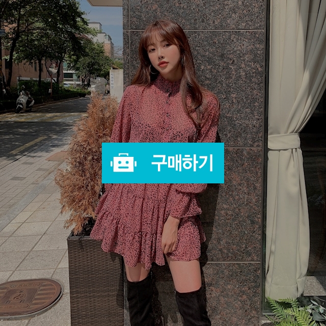 레오파드 쉬폰 원피스 / 나리블님의 스토어 / 디비디비 / 구매하기 / 특가할인