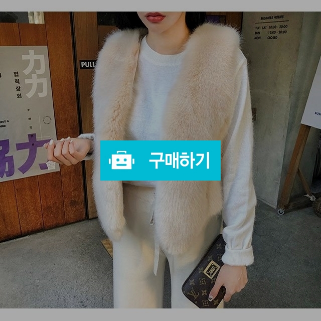 페이크 퍼 조끼 베스트 / 투홀릭님의 스토어 / 디비디비 / 구매하기 / 특가할인