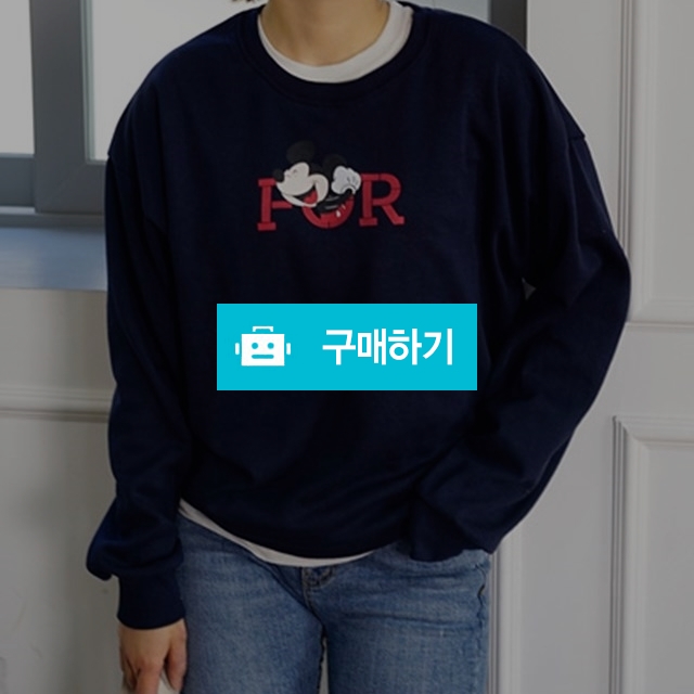 lovely미키_맨투맨 / 씨엘컴퍼니 스토어 / 디비디비 / 구매하기 / 특가할인