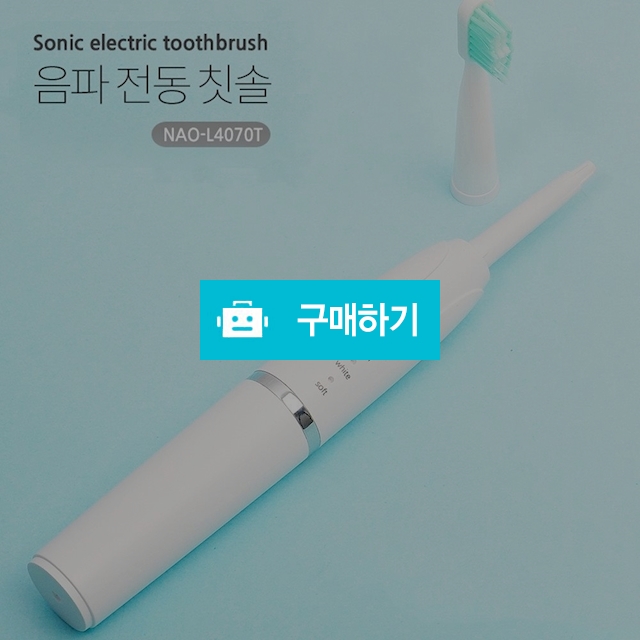 음파 전동 칫솔 L4070T 셀프 치아 스케일링 미백 프러그 제거 / 일일상점 / 디비디비 / 구매하기 / 특가할인