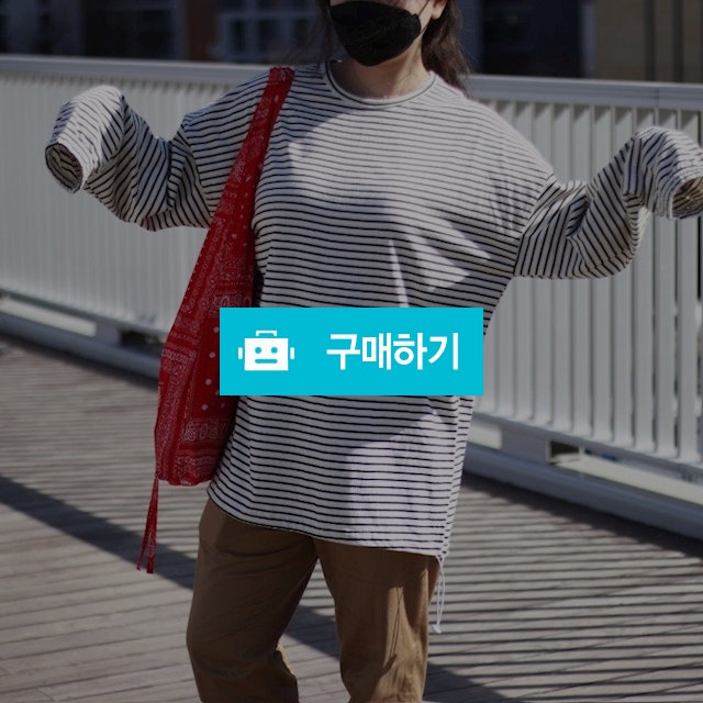 스트링 오버핏 단가라 티셔츠 / 쏘울미의 톡톡 스타일 / 디비디비 / 구매하기 / 특가할인
