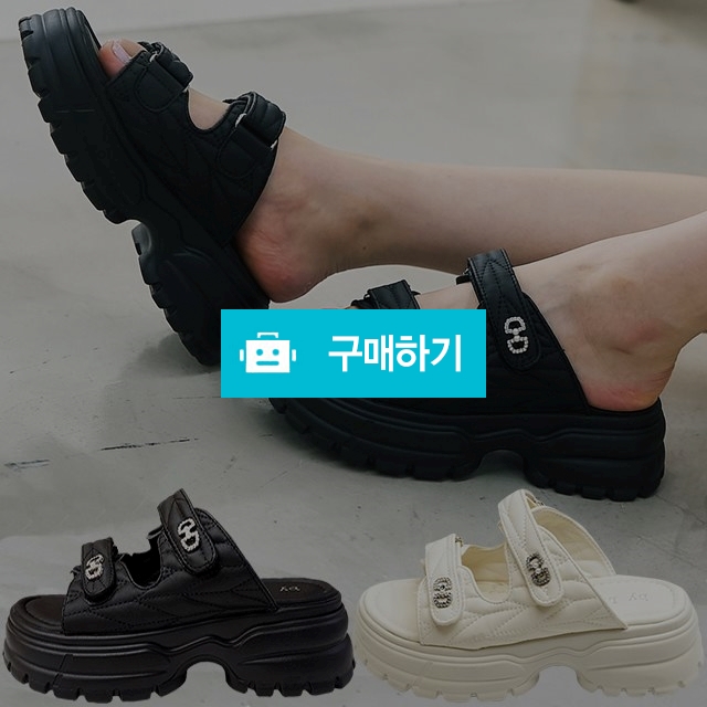 마리오탈라리코 비즈장식 벨크로 통굽슬리퍼 6cm굽 여성슬리퍼 키높이신발 / 마리오탈라리코님의 스토어 / 디비디비 / 구매하기 / 특가할인