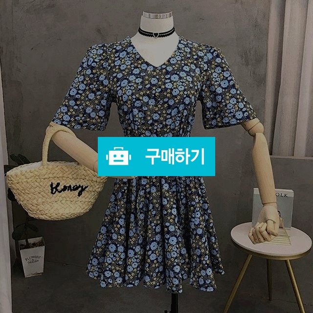 플라워 퍼프 스트랩 미니원피스 / 모드페이지 / 디비디비 / 구매하기 / 특가할인