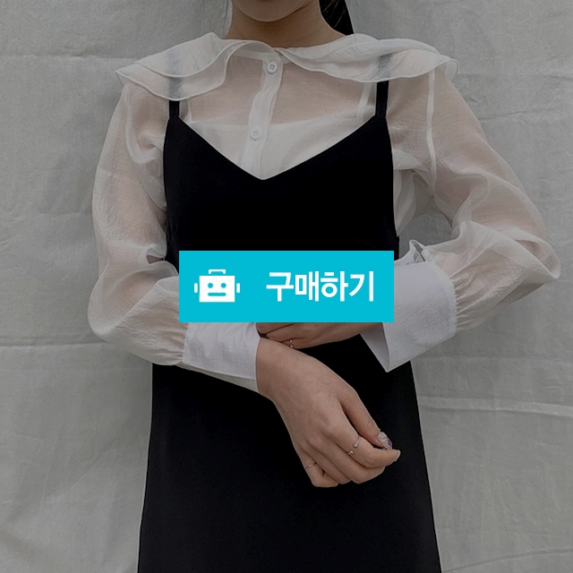 프릴 시스루 블라우스 / 오브드레스 / 디비디비 / 구매하기 / 특가할인