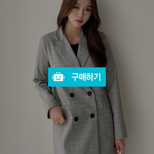테일리 체크 자켓 / 핑크모모 / 디비디비 / 구매하기 / 특가할인
