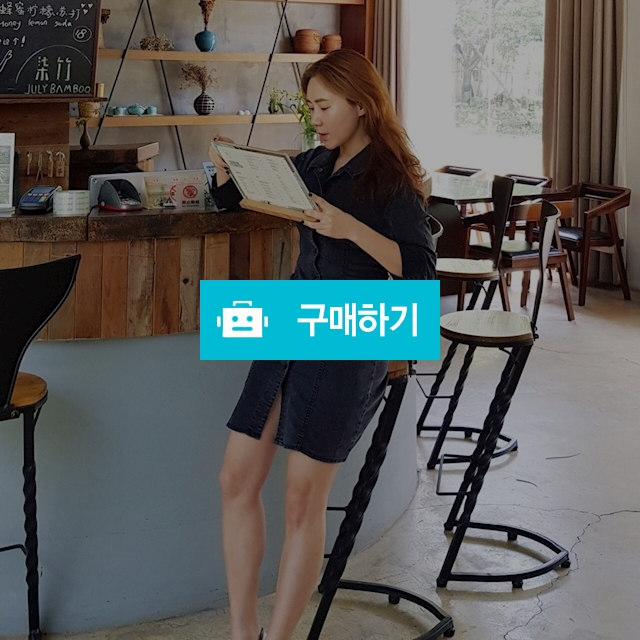 슬림핏 스판 데님 원피스 / 라비융 RaviYung / 디비디비 / 구매하기 / 특가할인