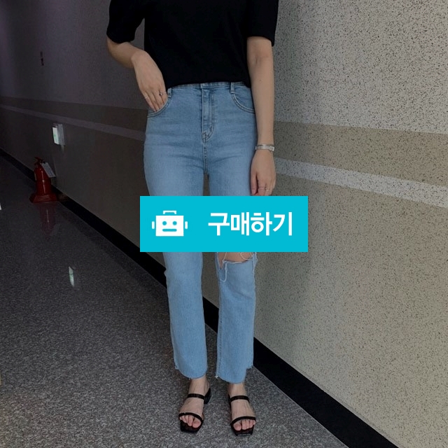 하이웨스트 부츠컷 컷팅 데님팬츠 / 플레른2님의 스토어 / 디비디비 / 구매하기 / 특가할인