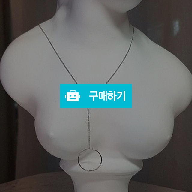 (25%할인/39,000) firstblack 더블 링 팬던트 실버 목걸이 / Nsarp / 디비디비 / 구매하기 / 특가할인