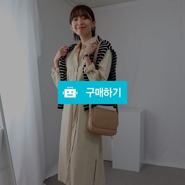 스트랩 셔츠 롱원피스 2컬러 / 어노드님의 스토어 / 디비디비 / 구매하기 / 특가할인
