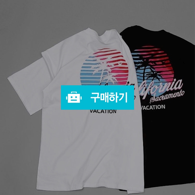 [BIG SIZE] 오버핏 캘리포니아 라운드 반팔 / 제주포인트님의 스토어 / 디비디비 / 구매하기 / 특가할인