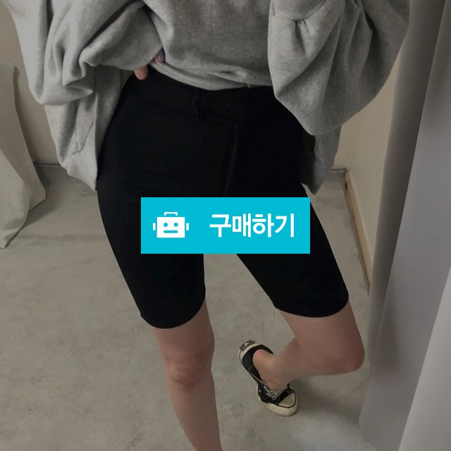 투버튼 스판 레깅스 바이커 반바지 / 글로제이 / 디비디비 / 구매하기 / 특가할인