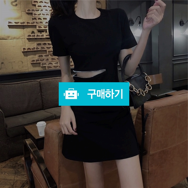 슬림 블랙 옆지퍼 원피스 / 와드팩토리 / 디비디비 / 구매하기 / 특가할인