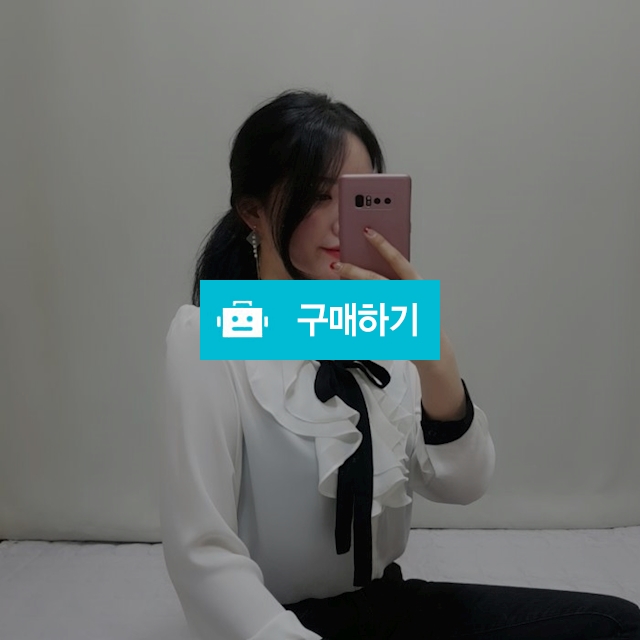 프릴리본블라우스 / 겟유 / 디비디비 / 구매하기 / 특가할인