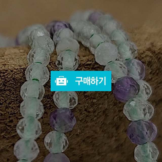 딸럽   플로라이트 형석   1줄(집중력 기운)(멀티컷 라운드 볼 비즈) / DL딸럽 / 디비디비 / 구매하기 / 특가할인