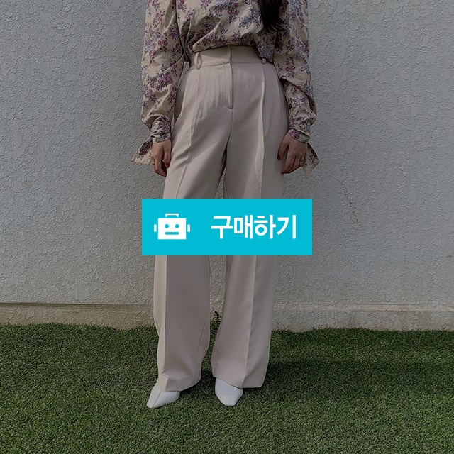 하이웨스트 밴딩 와이드 슬랙스 / 마인드식스 / 디비디비 / 구매하기 / 특가할인