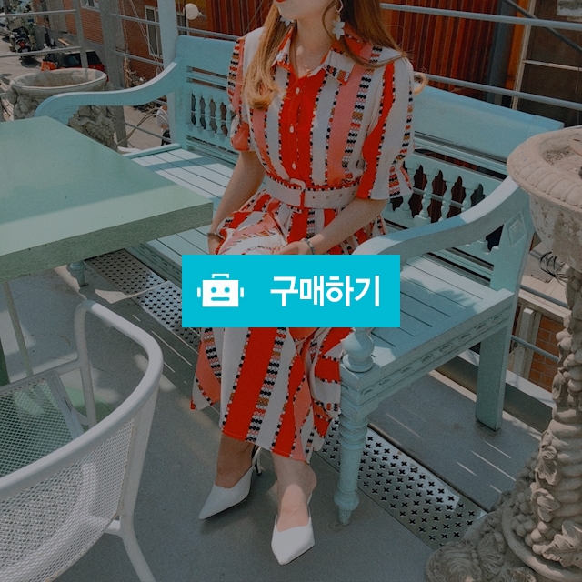배색 카라 형광 롱 원피스 / 서울도로시님의 스토어 / 디비디비 / 구매하기 / 특가할인